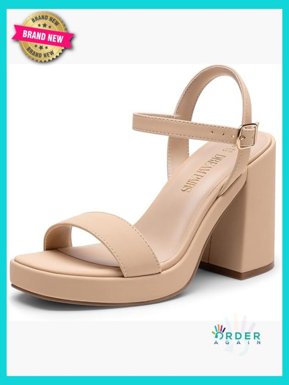 Block Chunky Platform Heels Open Toe Ankle Strap Dress Pump Sandals